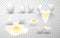 Chicken eggs whole  halves  cracked  broken  leaked  raw  boiled  shell set. Albumen  yolk