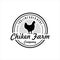 Chicken farm logo vintage premium quality. Fresh eggs logo. Premium element design packaging