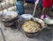 Chicken frying in a pan