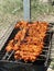 Chicken grilling on the stove