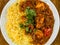 Chicken Jalfrezi Curry With Basmati Spiced Rice