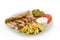 Chicken Kebab Shawarma Plate