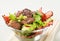 Chicken liver salad