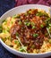 Chicken Manchurian and fried rice