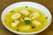 Chicken Matzah ball soup