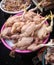 Chicken meat sold in the market