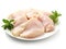 Chicken meat white background high detail images