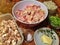 Chicken mushroom mise en place