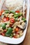 Chicken, peppers & cashew nuts stir fry