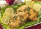 Chicken piccata for two
