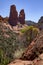 Chicken Point in the high desert of Sedona Arzona on a sunny day in spring