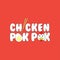 Chicken pokpok restaurant logo for commercial use your business
