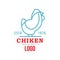 Chicken premium quality logo estd 1976, badge design for farm natural organic products food, packaging, shop, restaurant