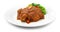 Chicken Rendang Dry Curry Ayam Authentic Traditional Indonesia, Malaysia Food Style