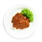 Chicken Rendang Dry Curry Ayam Authentic Traditional Indonesia, Malaysia Food Style