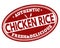 Chicken rice grunge rubber stamp