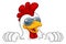 Chicken Rooster Cockerel Bird Sunglasses Cartoon