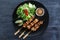 Chicken Satay or Sate Ayam - Malaysian famous food.