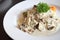 Chicken Scallopini white sauce