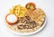 Chicken Shawarma Doner on a plate, Chicken Shawarma plate 