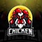 Chicken sport logo
