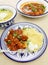 Chicken tagine meal vertical