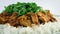 Chicken Tikka Masala Meal Closeup