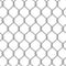 Chicken wire pattern, well-worn