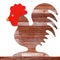 Chicken wood shape