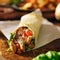 Chicken wrap with in tortilla