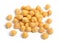 Chickpea or chick pea or Bengal gram, chhana, chana, garbanzo or garbanzo bean, or Egyptian pea. Isolated