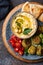 Chickpea Hummus and Falafel