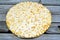 Chickpeas candy disc sweets, an Eastern candy made as a celebration of the prophet\'s Mohamed birthday in Egypt, Arabian and