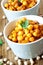 Chickpeas Curry with Parsley