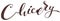 Chicory hand written type text ornate lettering