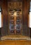 Chidambara Palace, massive wooden antique door.