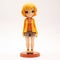 Chie Yoshii Anime Figurine: Vibrant Orange Jacket & Shorts
