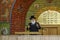 Chief Rabbi of Podil synagogue Yaakov Dov Bleich speaks at Synagogue Place for Reflection in Babyn Yar in Kyiv, Ukraine