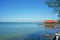 Chiemsee chiemgau lake pier blue sky landscape outdoor summer munich bavaria bayern germany deutschland