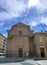 Chieri Turin city church in sunny day