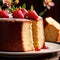 Chiffon Cake , traditional popular sweet dessert cake