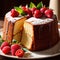 Chiffon Cake , traditional popular sweet dessert cake