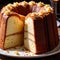 Chiffon Cake , traditional popular sweet dessert cake