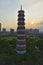 Chigang Pagoda at sunset, Guangzhou