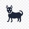 Chihuahua dog transparent icon. Chihuahua dog symbol design from