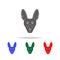chihuahua face icon. Elements of dogs multi colored icons. Premium quality graphic design icon. Simple icon for websites, web desi