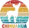 Chihuahua vintage retro