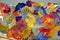 Chihuly Glass Sculpture Wreath of Flowers