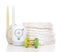 Child baby kid radio monitor device stack of diapers and baby to