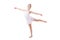 Child ballet pose